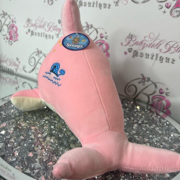 Dolphin plush toy stuffed animal brand new with tagsPink Plush Whale dolphin Toy - Picture 2 of 5